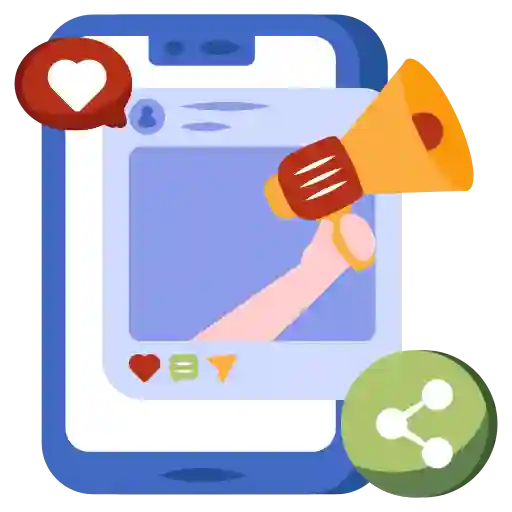 Digital marketing services icon